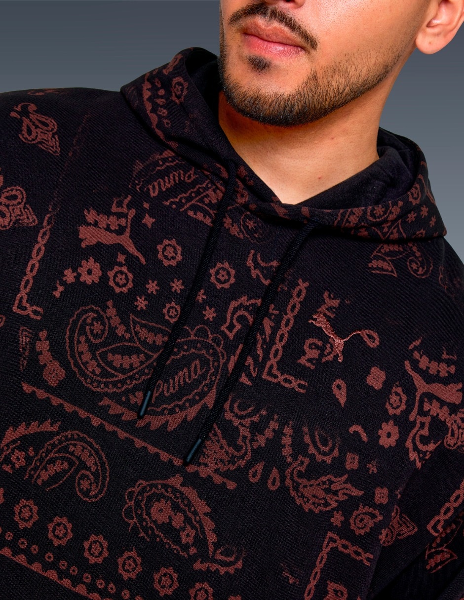 Sudadera wardrobe ess downtown relaxed aop hoodie tr para hombre 2