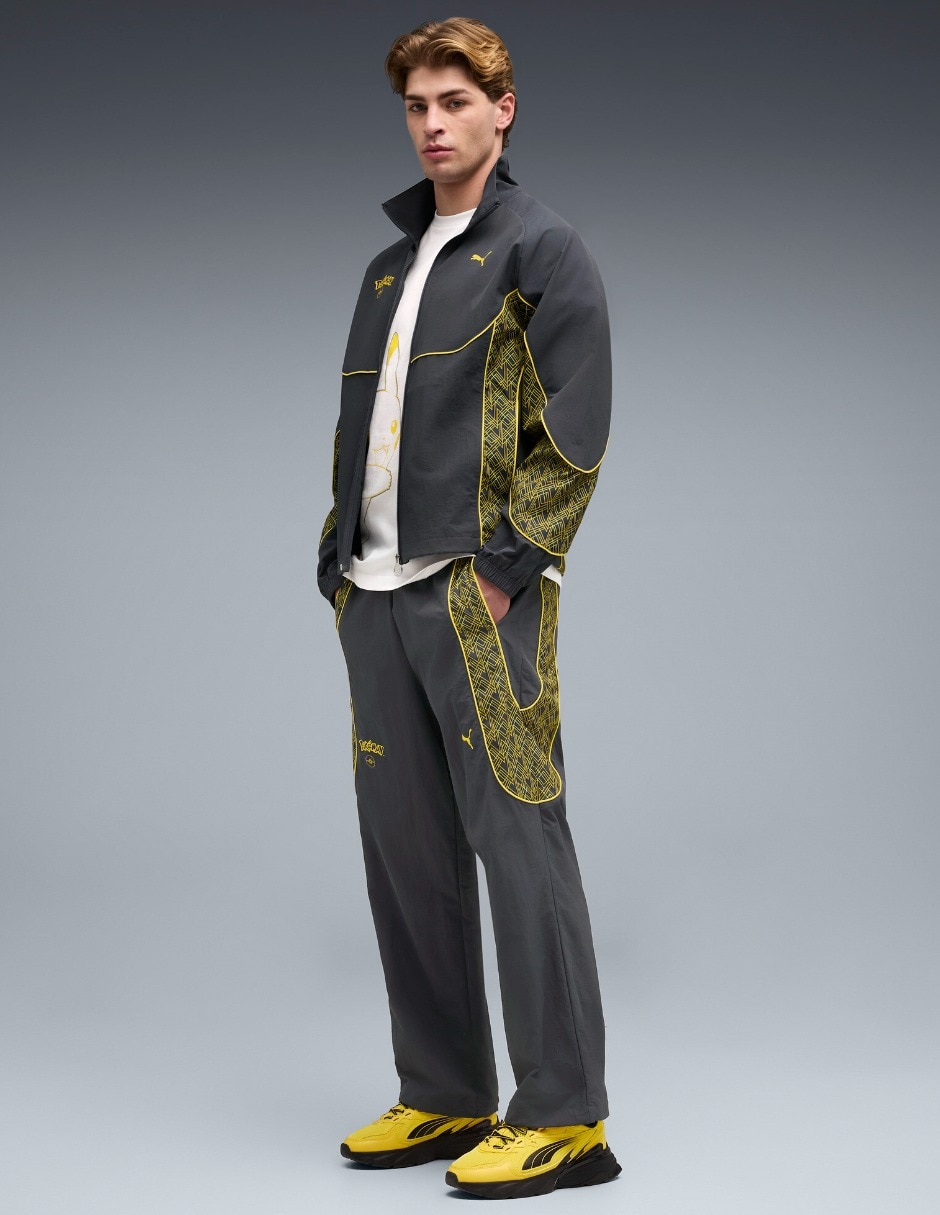 Pants regular puma x pokemon pumatechx relaxed track pants wv con elástico para hombre 4