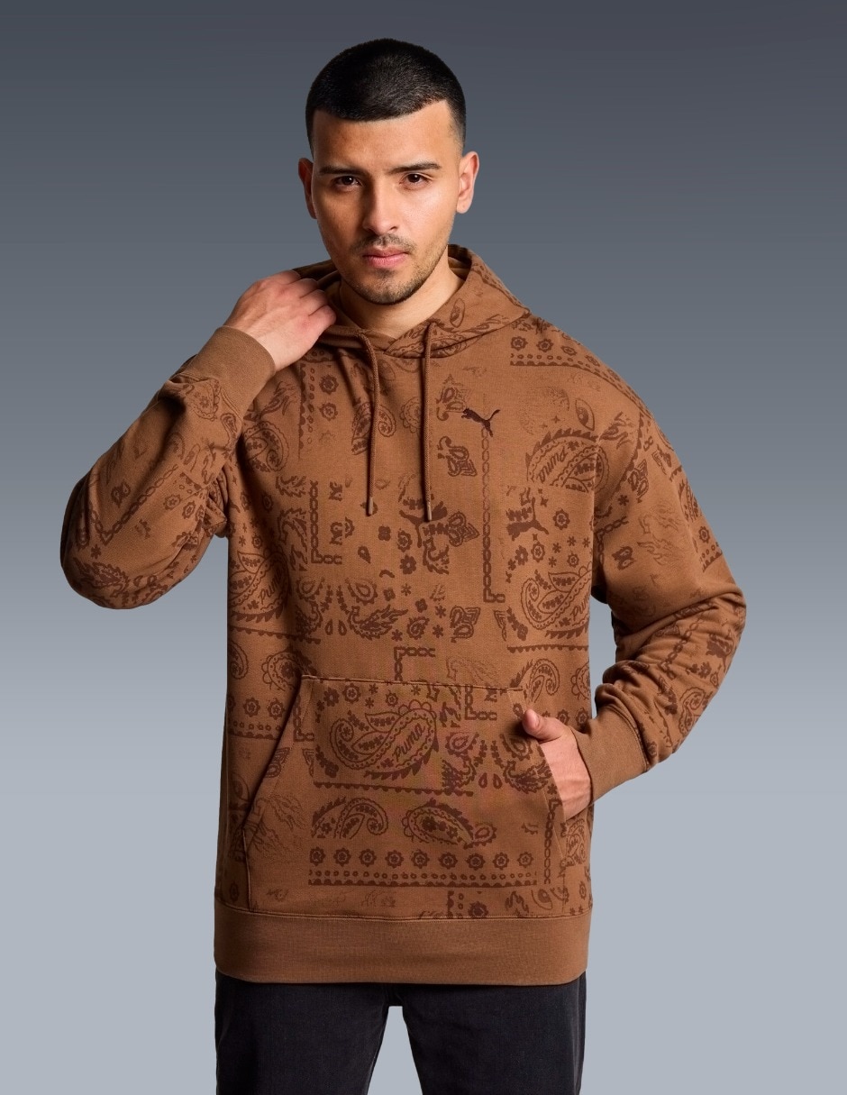 Sudadera wardrobe ess downtown relaxed aop hoodie tr para hombre Sudadera wardrobe ess downtown relaxed aop hoodie tr para hombre