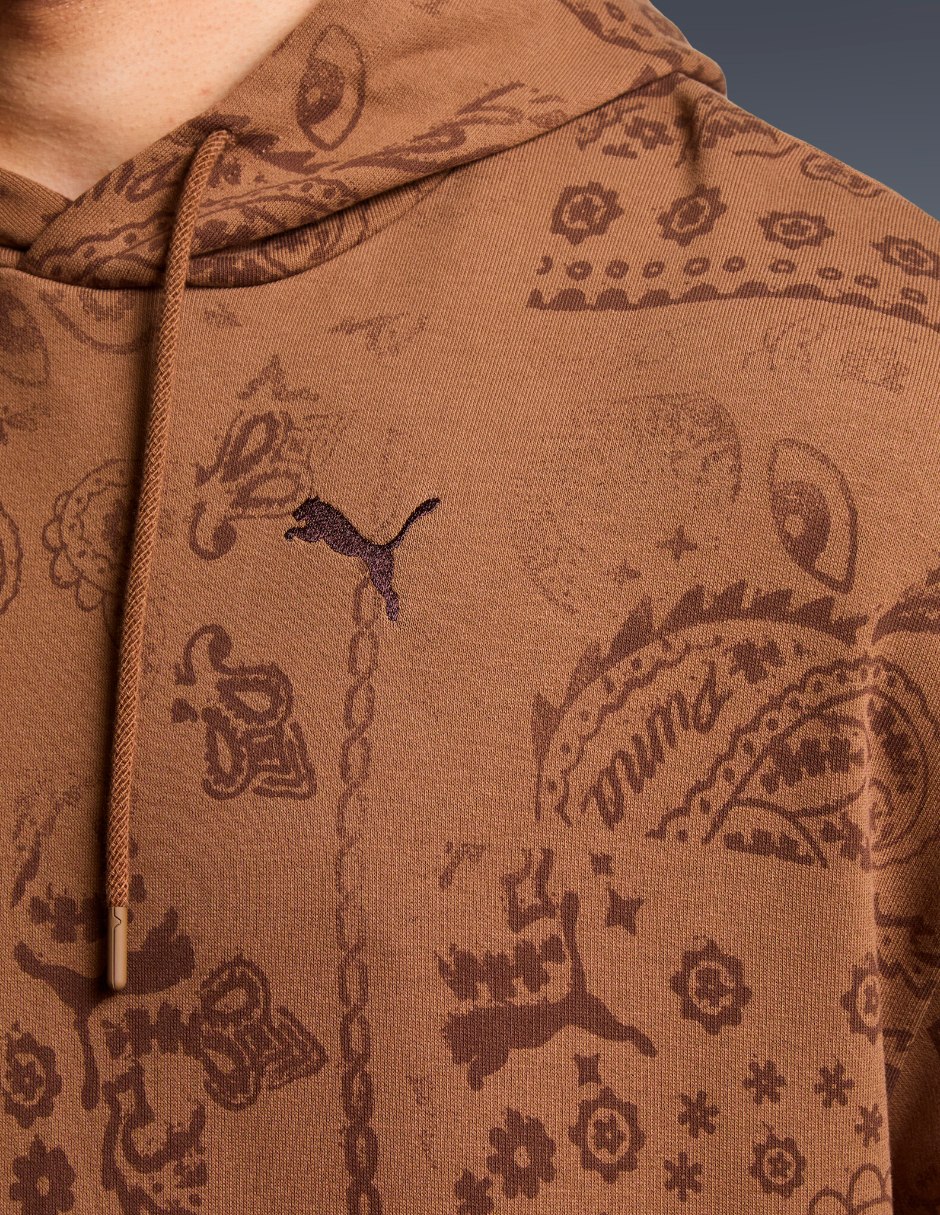 Sudadera wardrobe ess downtown relaxed aop hoodie tr para hombre 2