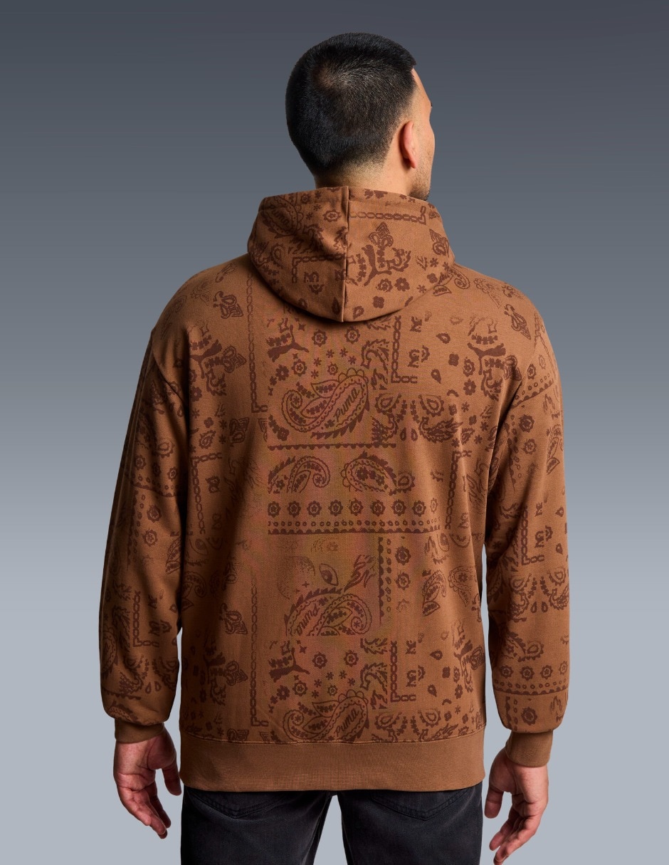 Sudadera wardrobe ess downtown relaxed aop hoodie tr para hombre 4