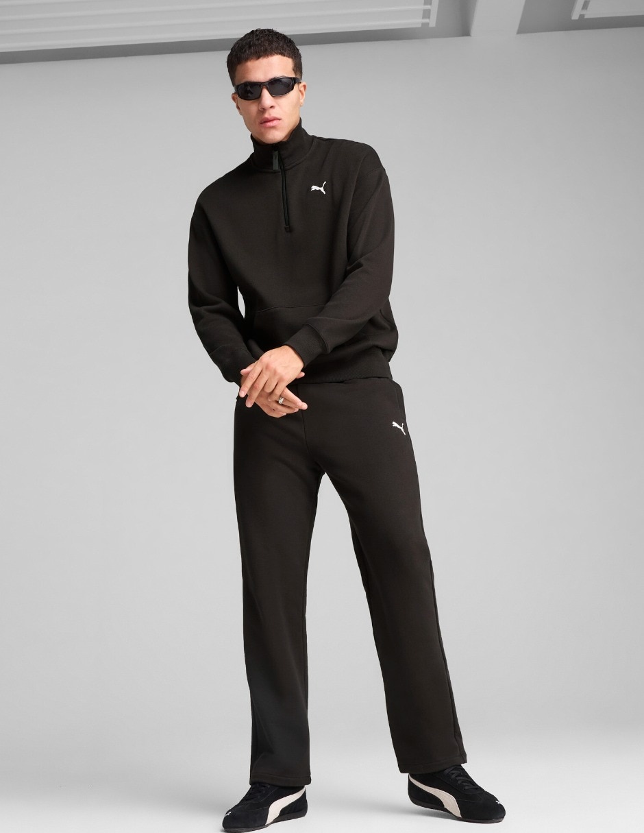 Pants regular puma wardrobe ess relaxed sweatpants tr op con elástico para hombre
