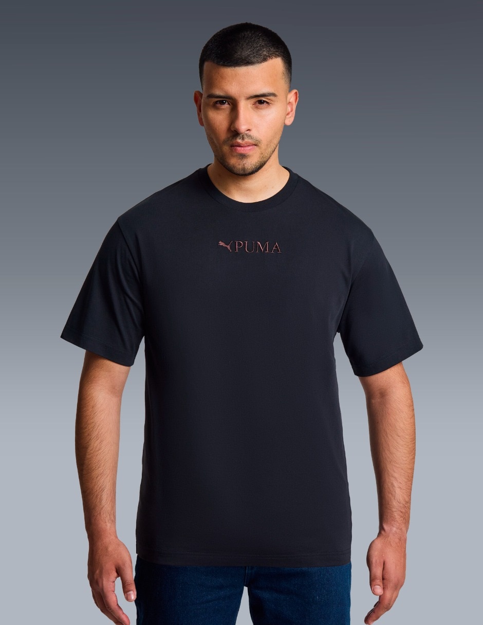 Playera wardrobe ess downtown relaxed graphic tee cuello redondo para hombre