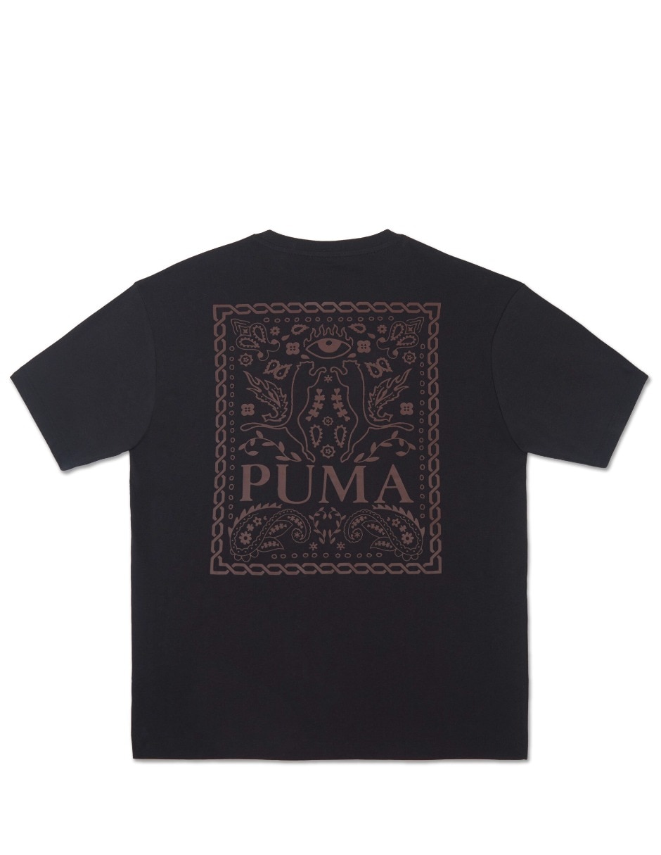 Playera wardrobe ess downtown relaxed graphic tee cuello redondo para hombre 2