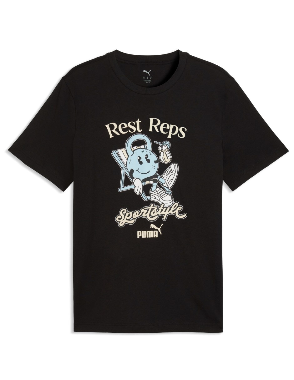 Playera graphic quote tee cuello redondo para hombre Playera graphic quote tee cuello redondo para hombre