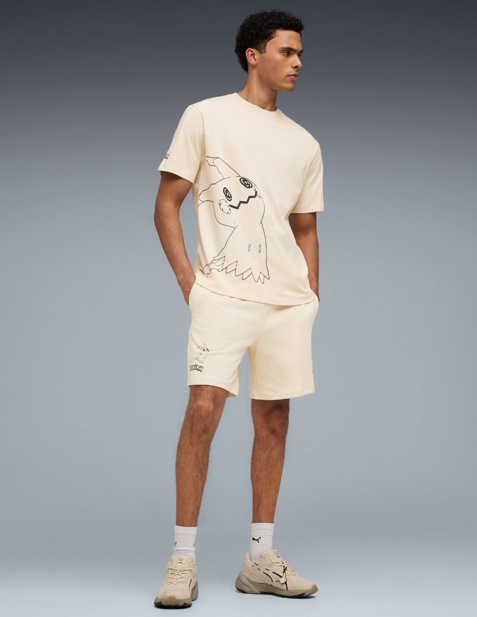 Playera puma x pokemon relaxed cuello redondo para hombre 2