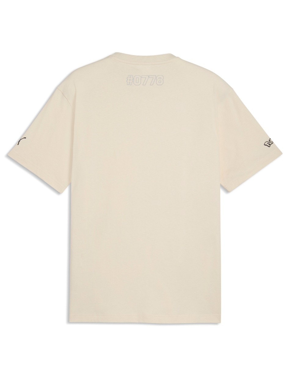 Playera puma x pokemon relaxed cuello redondo para hombre 5