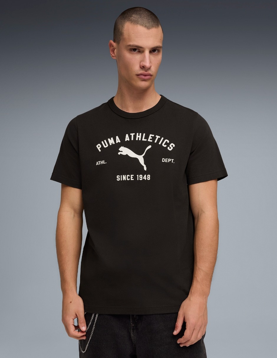 Playera puma class graphic tee cuello redondo para hombre Playera puma class graphic tee cuello redondo para hombre