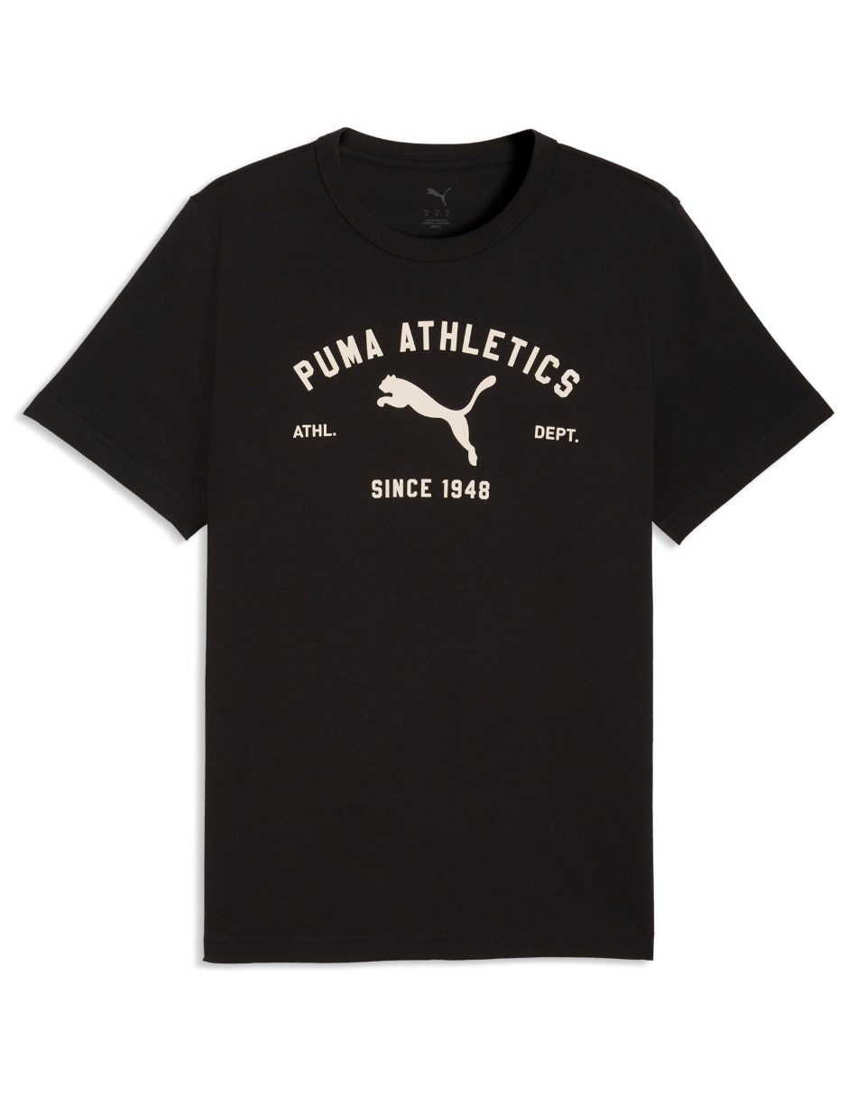Playera puma class graphic tee cuello redondo para hombre 3
