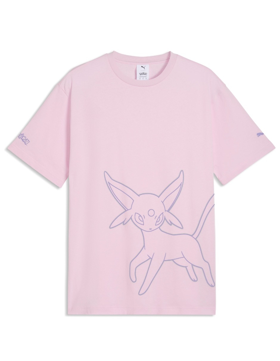 Playera puma x pokemon relaxed cuello redondo para hombre 5