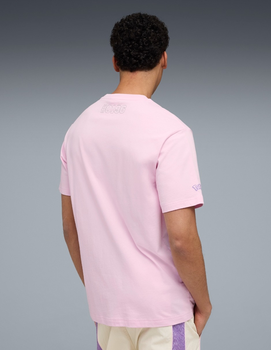 Playera puma x pokemon relaxed cuello redondo para hombre 6