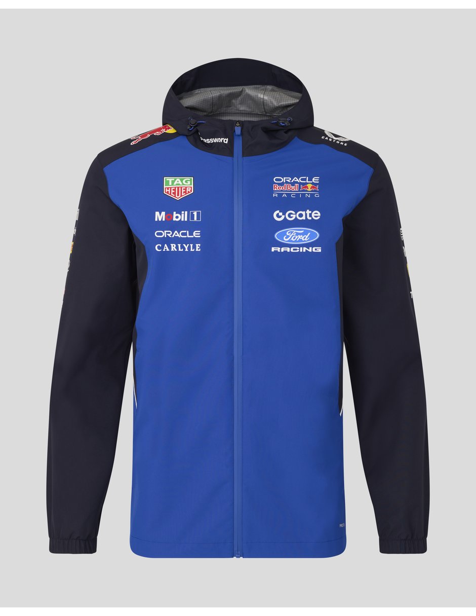Chamarra casual castore formula 1 impermeable bolsa con cierre para hombre