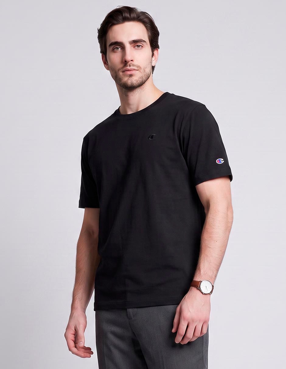 Playera champion cuello redondo para hombre