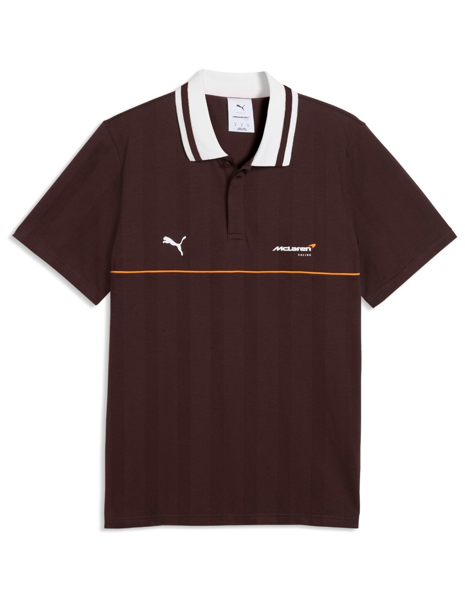 Playera Mclaren Racing Jacquard Polo para hombre 3