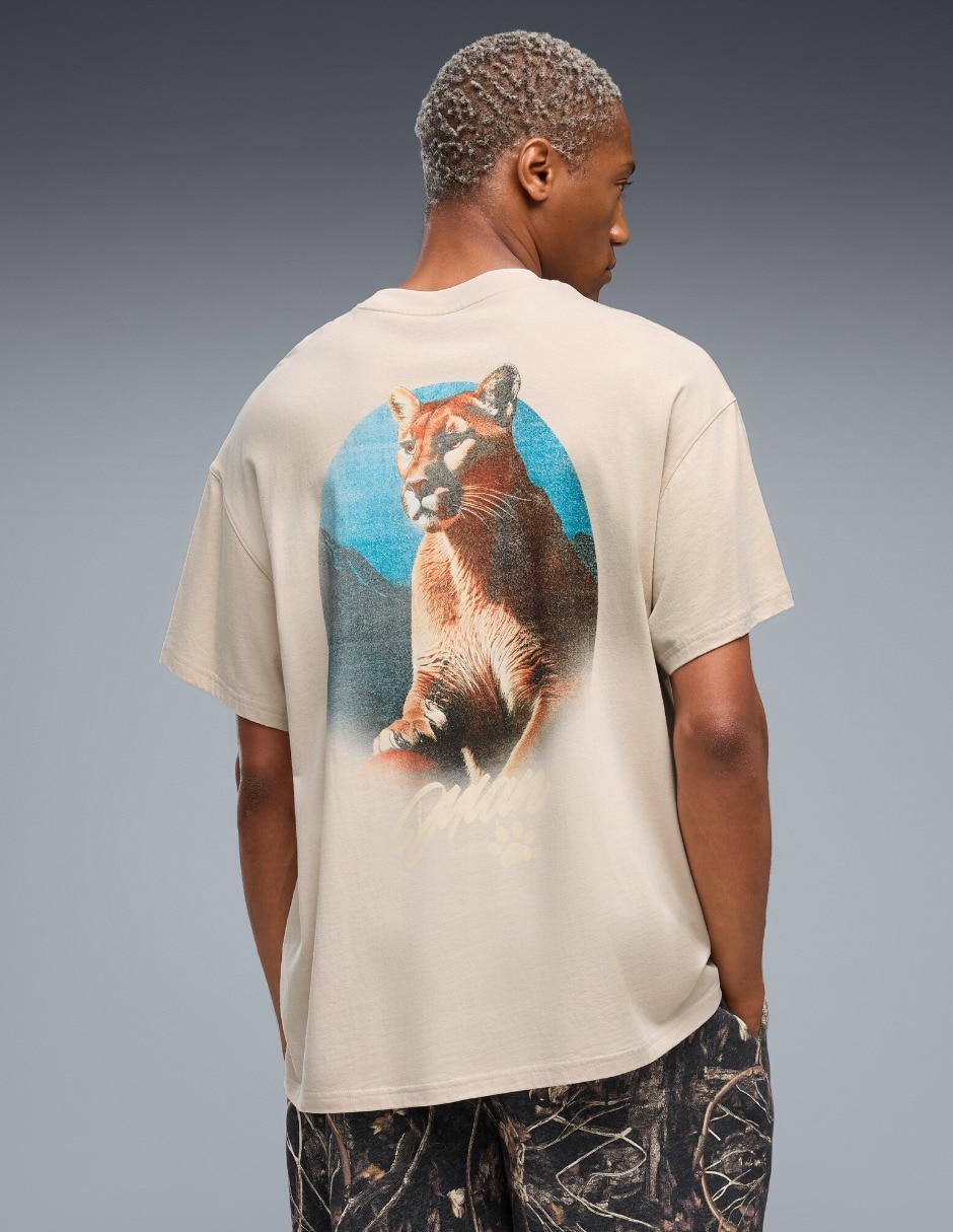 Playera Dylan Wildcat Tee I cuello redondo para hombre 4