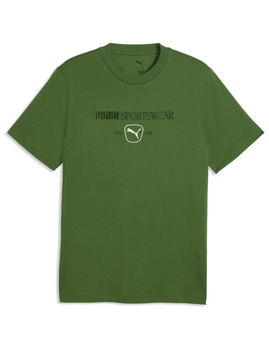 Playera Puma Class Graphic Tee cuello redondo para hombre