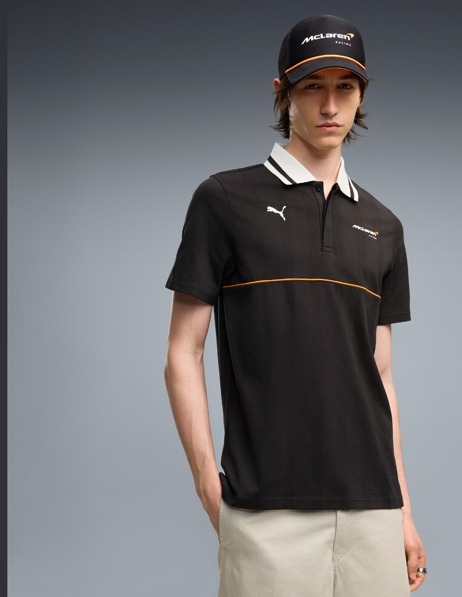 Playera Mclaren Racing Jacquard Polo para hombre
