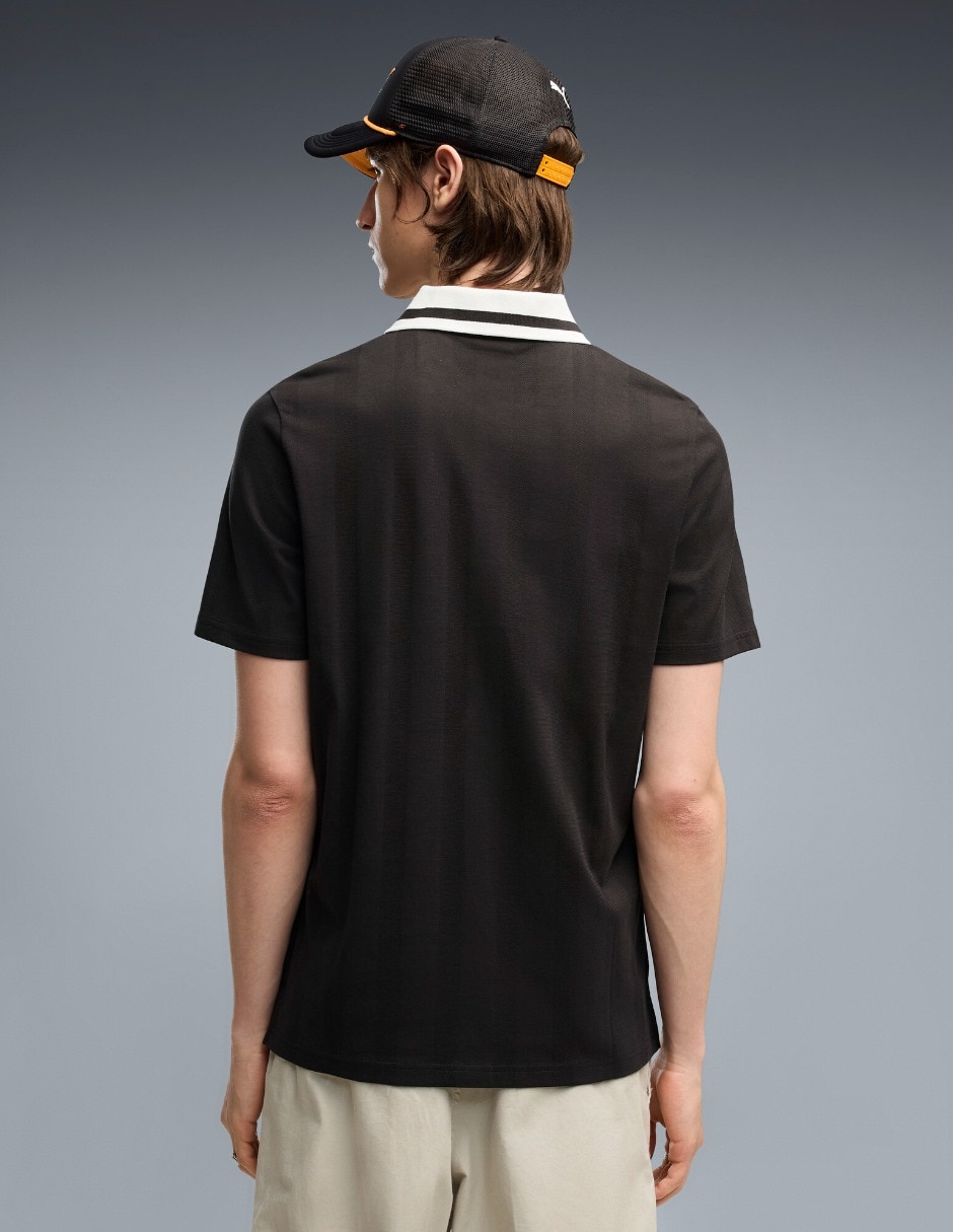 Playera Mclaren Racing Jacquard Polo para hombre 4