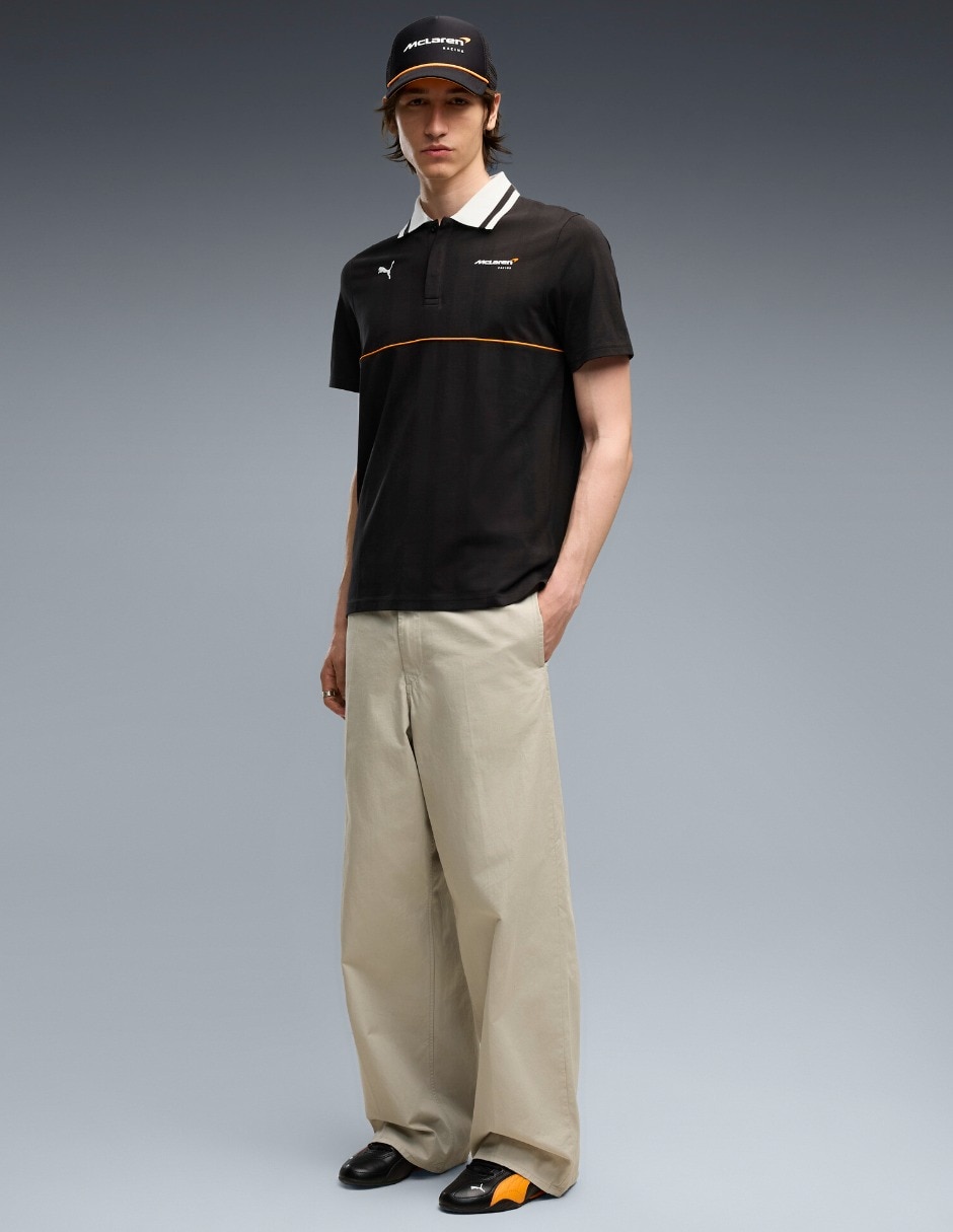 Playera Mclaren Racing Jacquard Polo para hombre 2