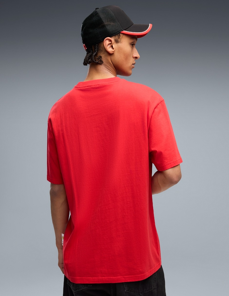 Playera Ferrari Graphic Tee 2 cuello redondo para hombre 2