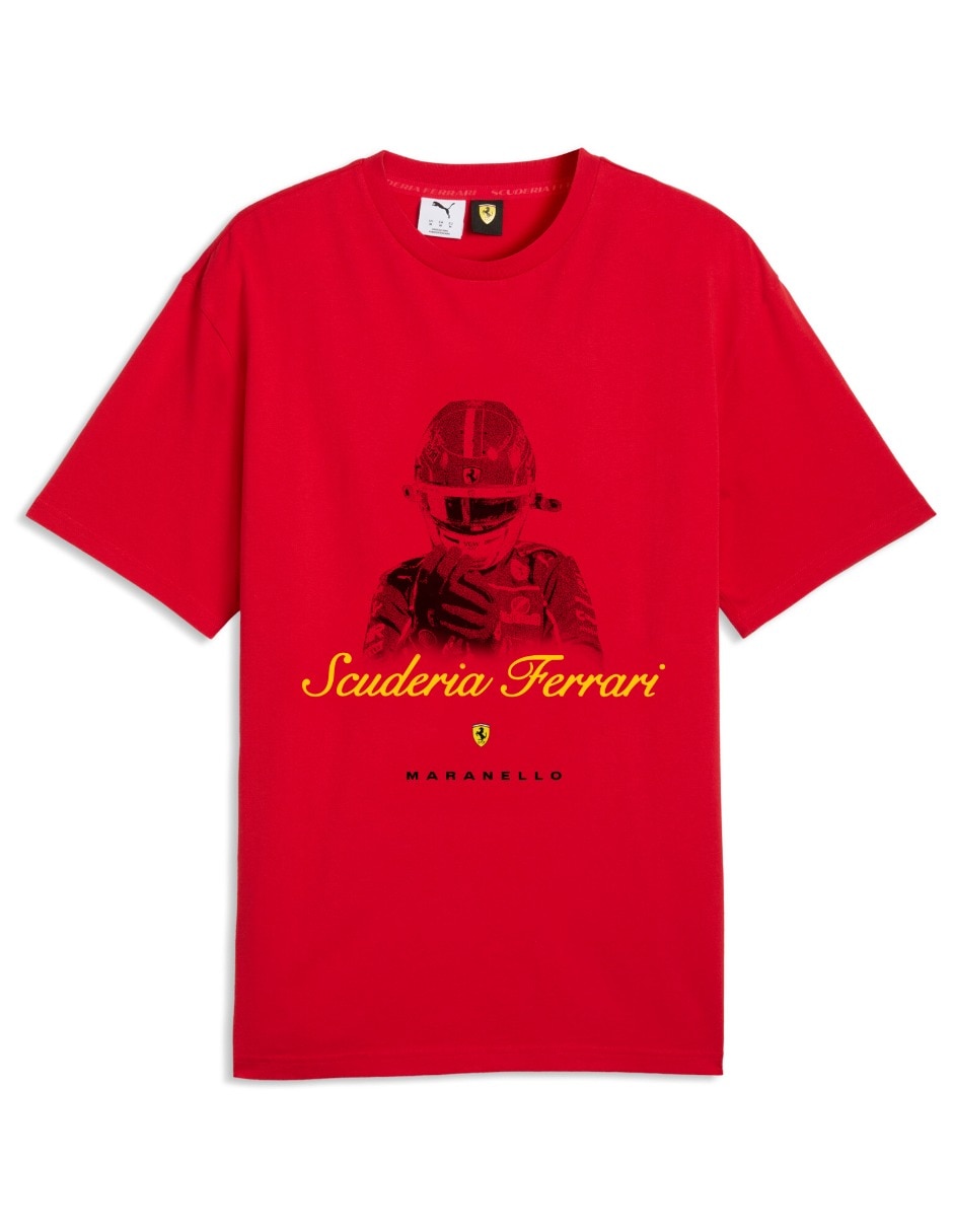 Playera Ferrari Graphic Tee 2 cuello redondo para hombre 4