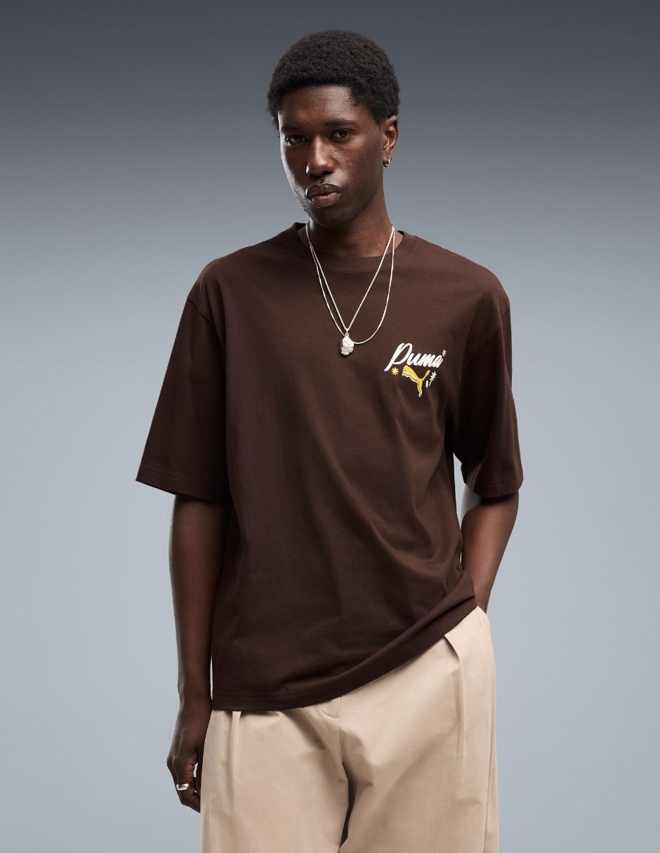 Playera Graphic Champions Boxy Tee cuello redondo para hombre Playera Graphic Champions Boxy Tee cuello redondo para hombre