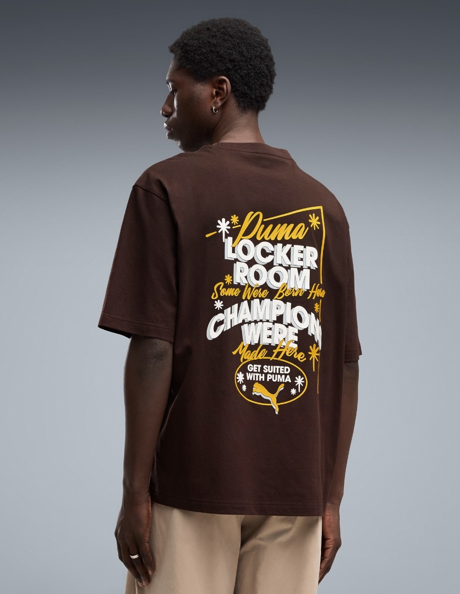 Playera Graphic Champions Boxy Tee cuello redondo para hombre 3