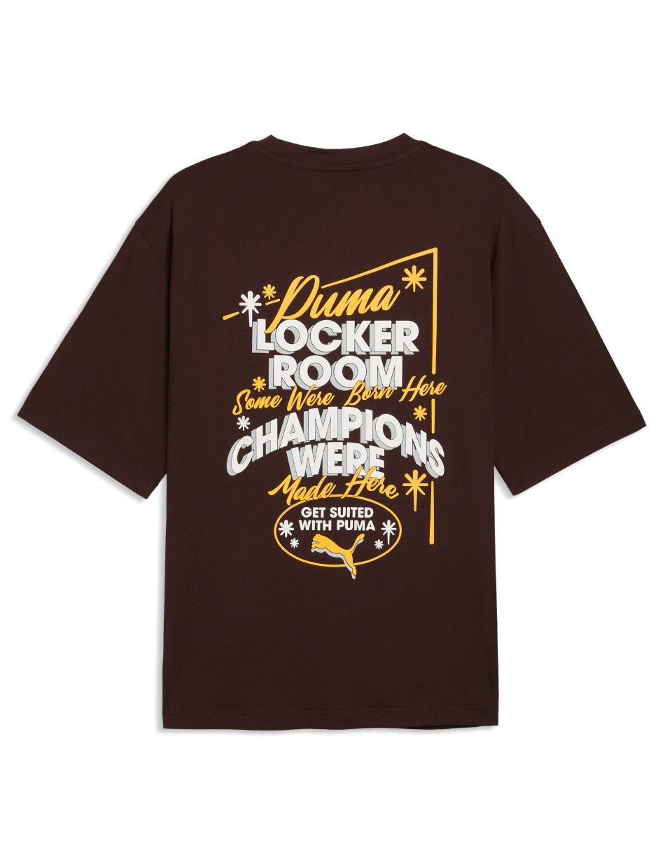 Playera Graphic Champions Boxy Tee cuello redondo para hombre 4