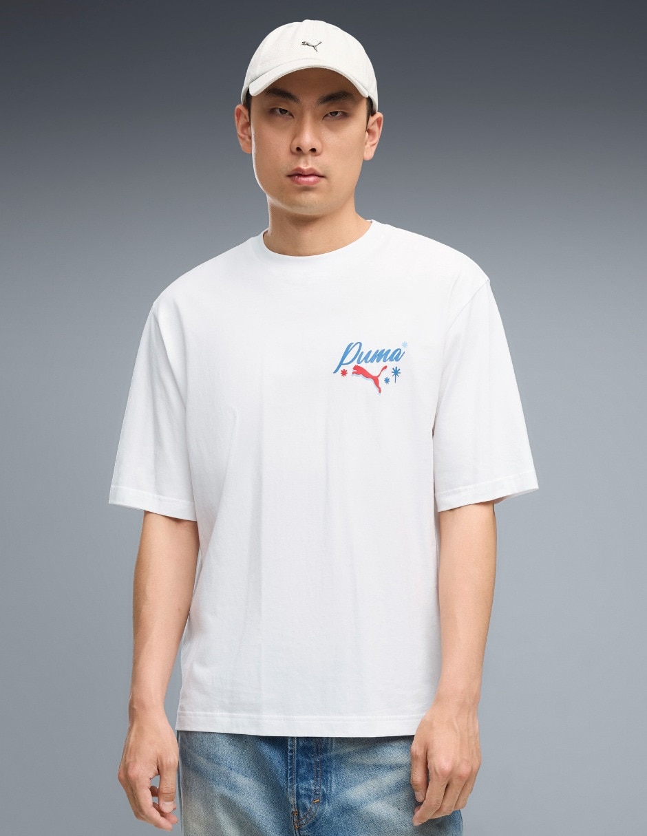 Playera Graphic Champions Boxy Tee cuello redondo para hombre Playera Graphic Champions Boxy Tee cuello redondo para hombre