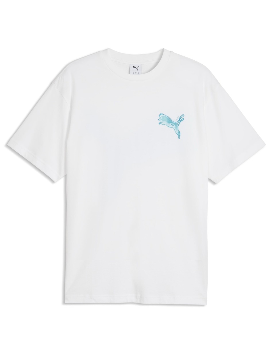 Playera Graphic Fire Glow Relaxed Tee cuello redondo para hombre 2