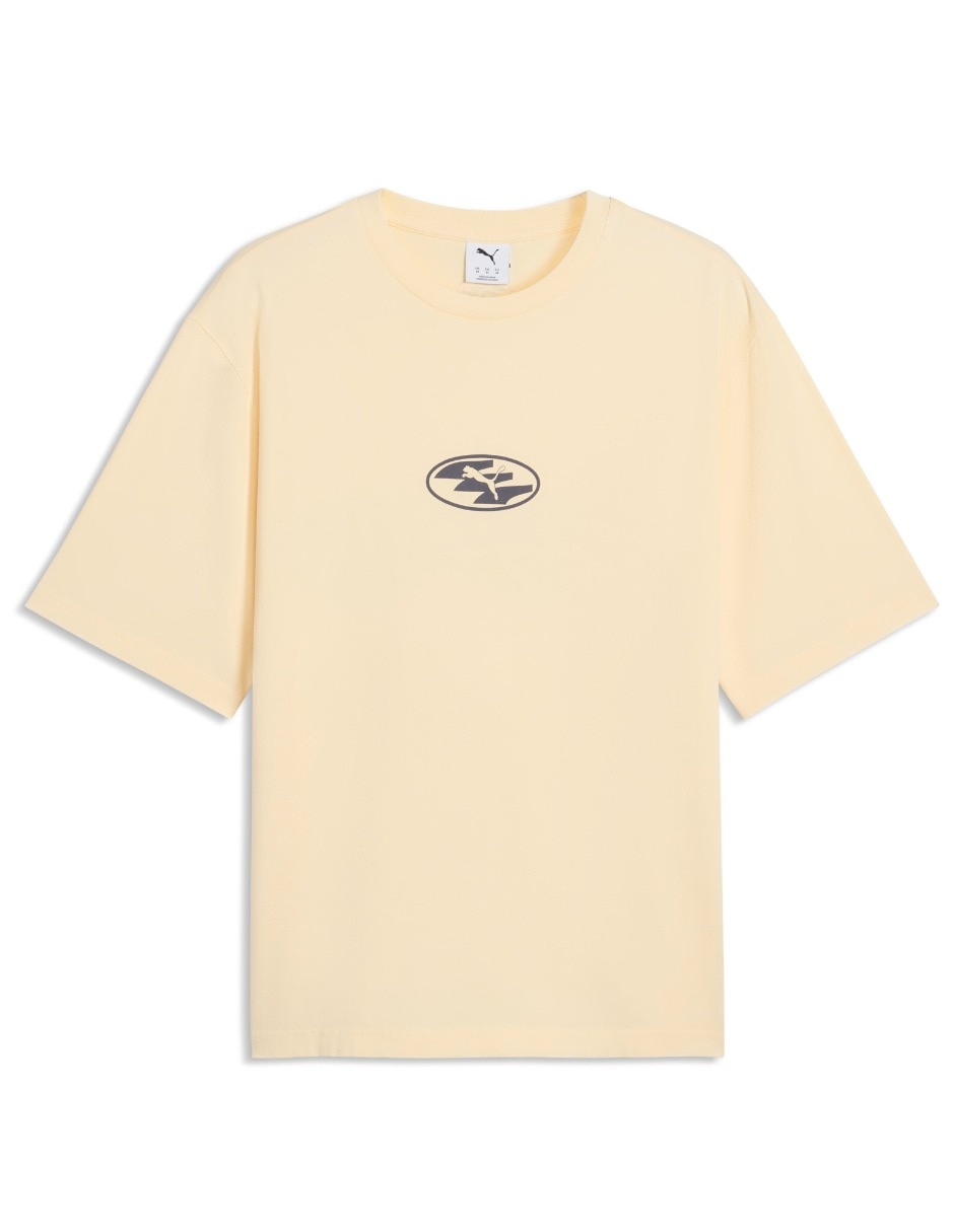 Playera Spc Boxy Washed Graphic Tee cuello redondo para hombre