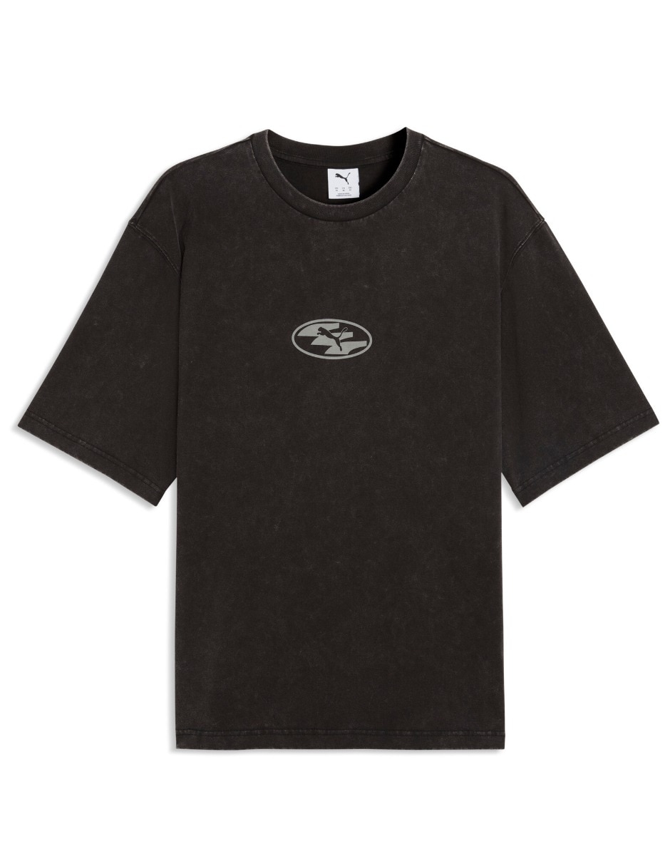 Playera Spc Boxy Washed Graphic Tee cuello redondo para hombre