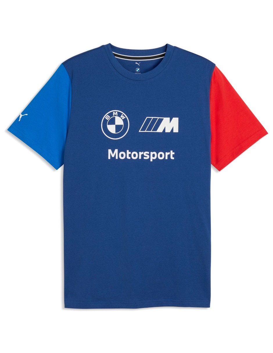Playera Bmw Mms Ess Logo Tee cuello redondo para hombre 4
