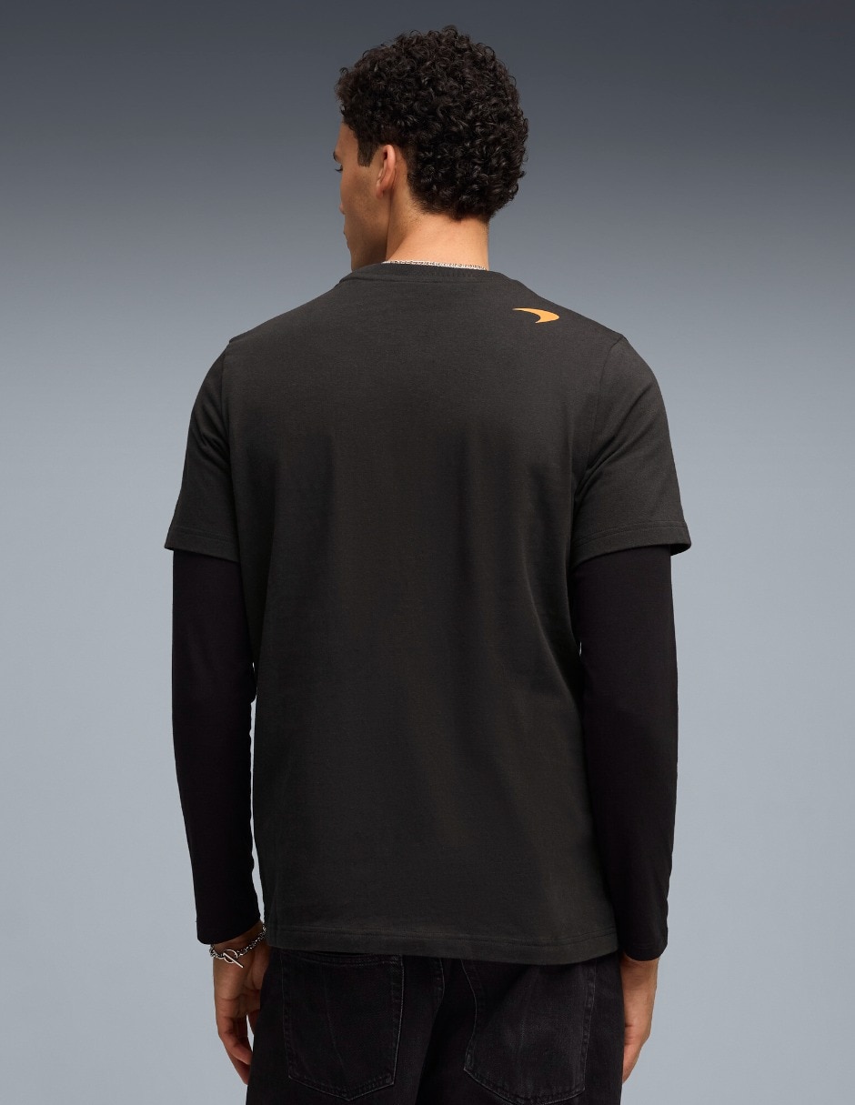 Playera Puma Motorsport Mclaren Big Logo Tee cuello redondo para hombre