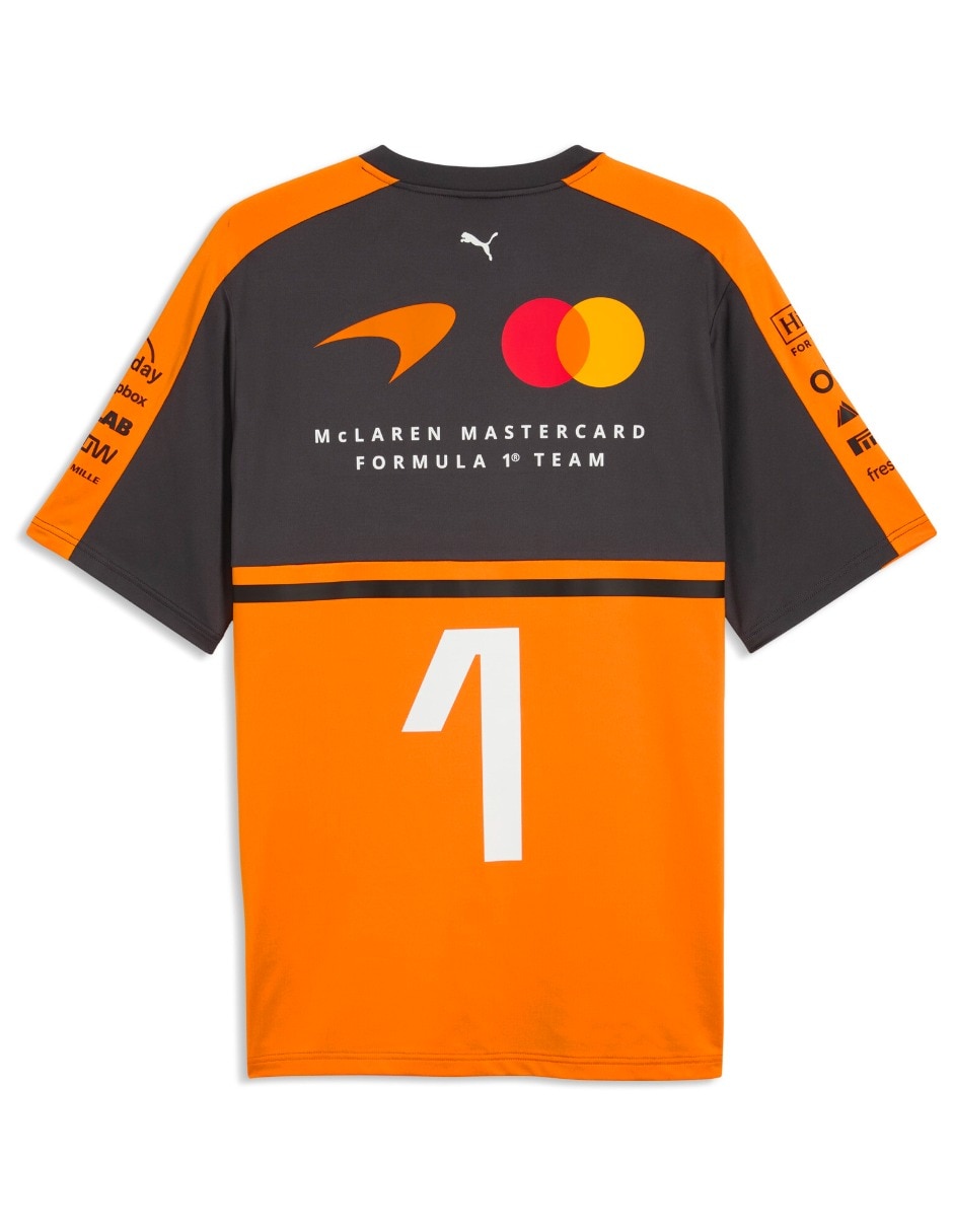 Playera Mclaren Replica Norris Tee cuello redondo para hombre 5