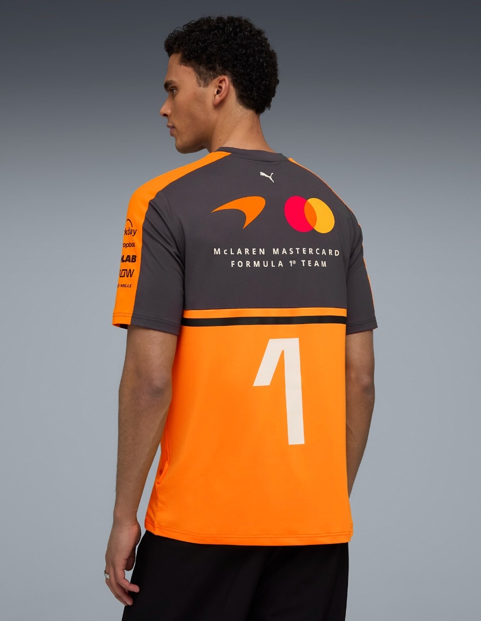 Playera Mclaren Replica Norris Tee cuello redondo para hombre 4
