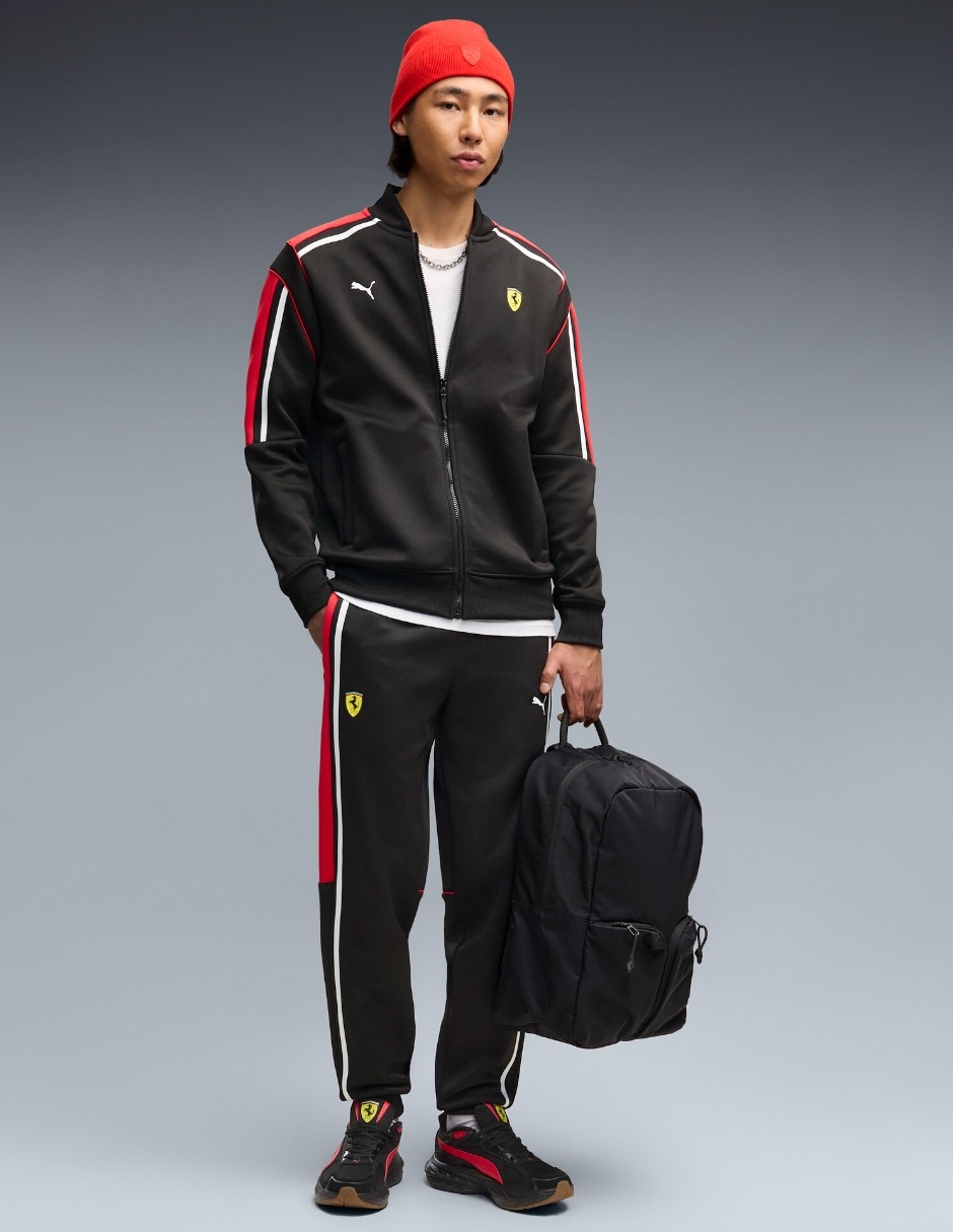 Pants regular ferrari mt7 track pant con elástico para hombre 2