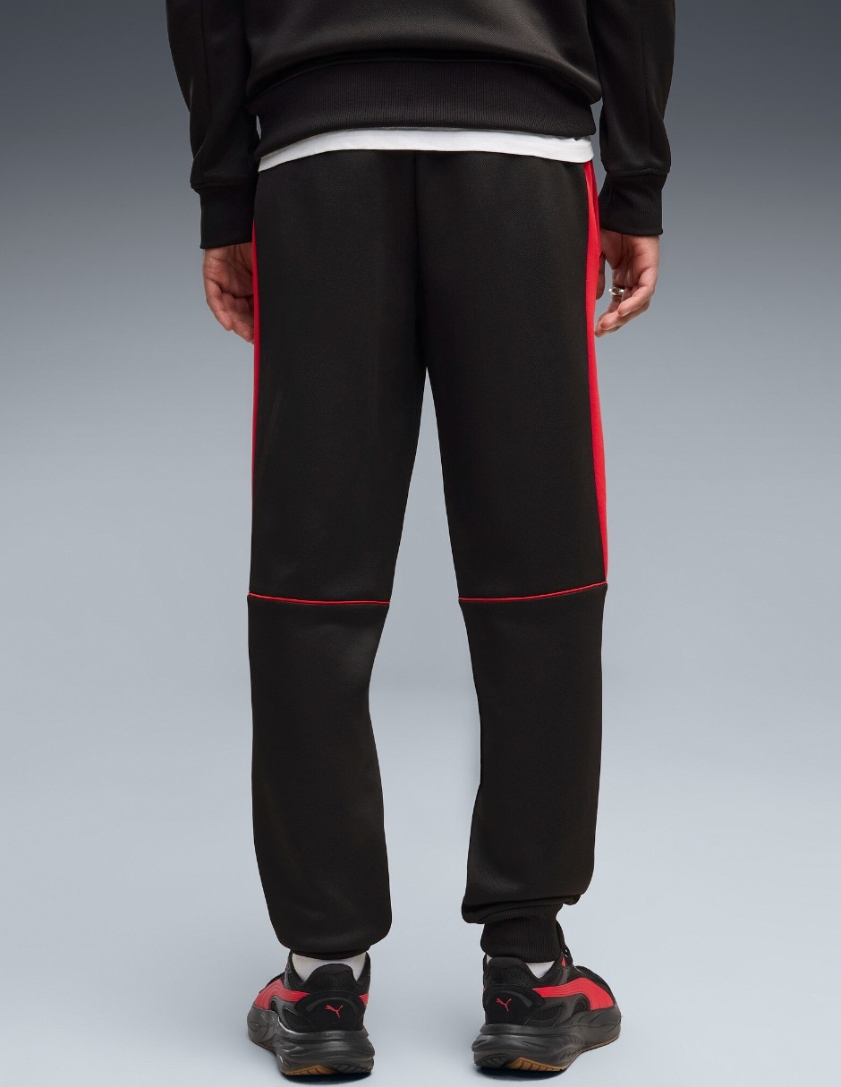 Pants regular ferrari mt7 track pant con elástico para hombre 3
