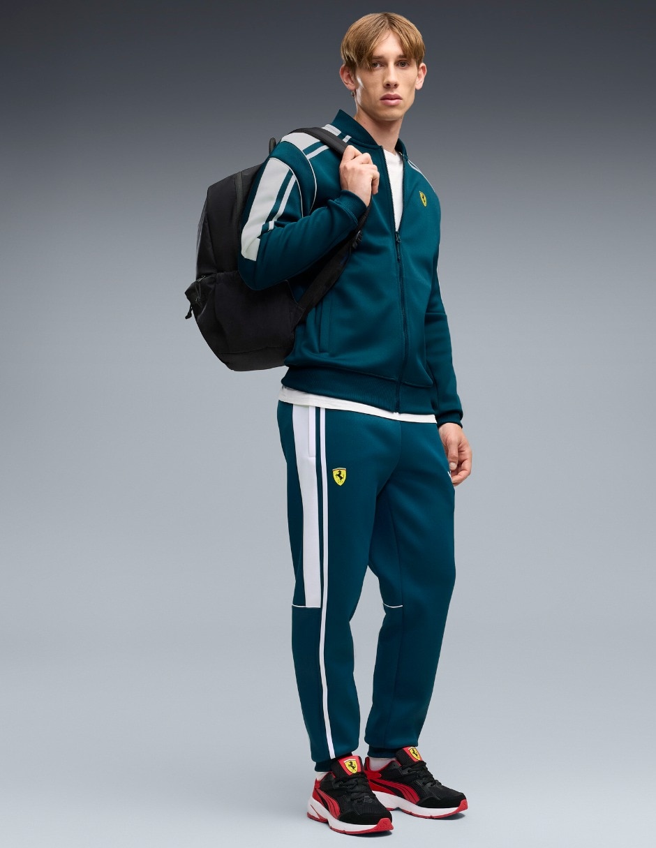 Pants regular ferrari mt7 track pant con elástico para hombre 4