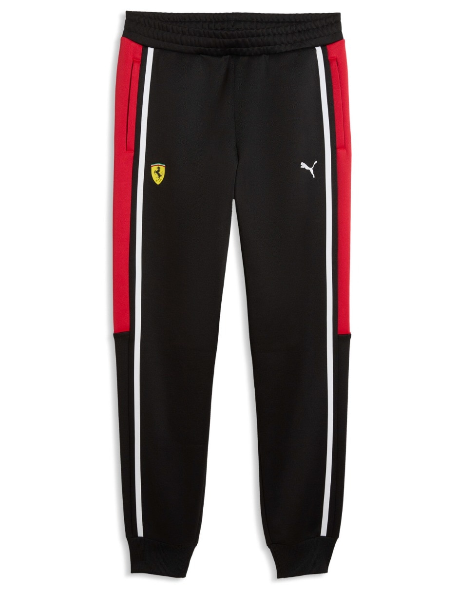 Pants regular ferrari mt7 track pant con elástico para hombre 5