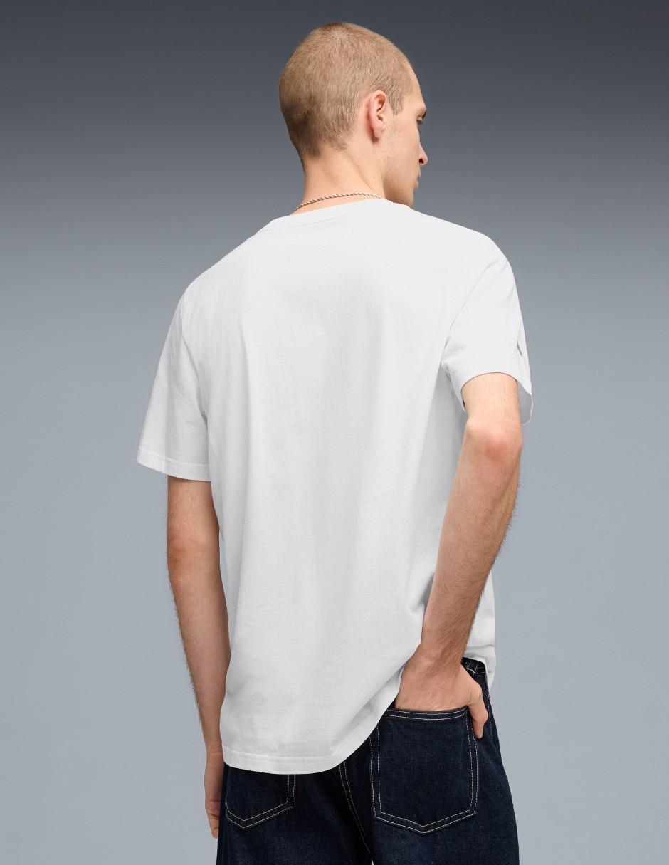 Playera Bmw Mms Ess Logo Tee cuello redondo para hombre 5