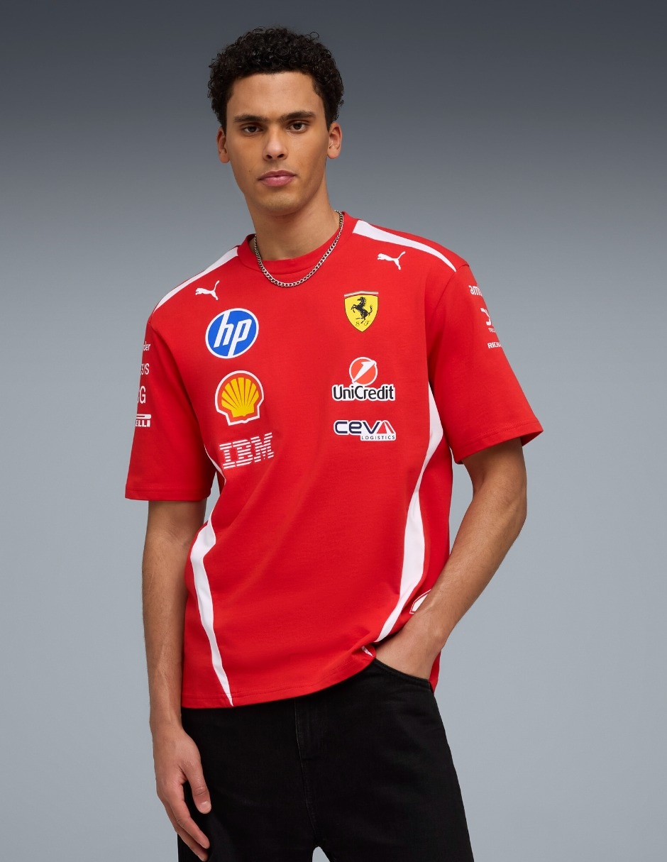 Playera Sf Replica Drivers Authentic Tee cuello redondo para hombre Playera Sf Replica Drivers Authentic Tee cuello redondo para hombre