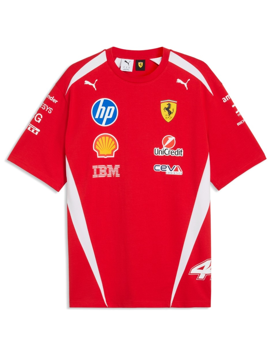 Playera Sf Replica Drivers Authentic Tee cuello redondo para hombre 4