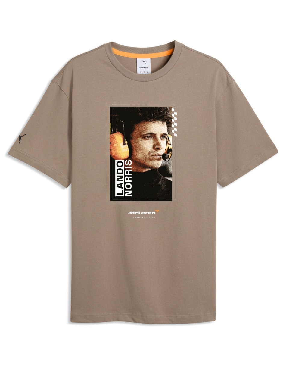 Playera Mclaren Racing Driver Tee Norris cuello redondo para hombre Playera Mclaren Racing Driver Tee Norris cuello redondo para hombre