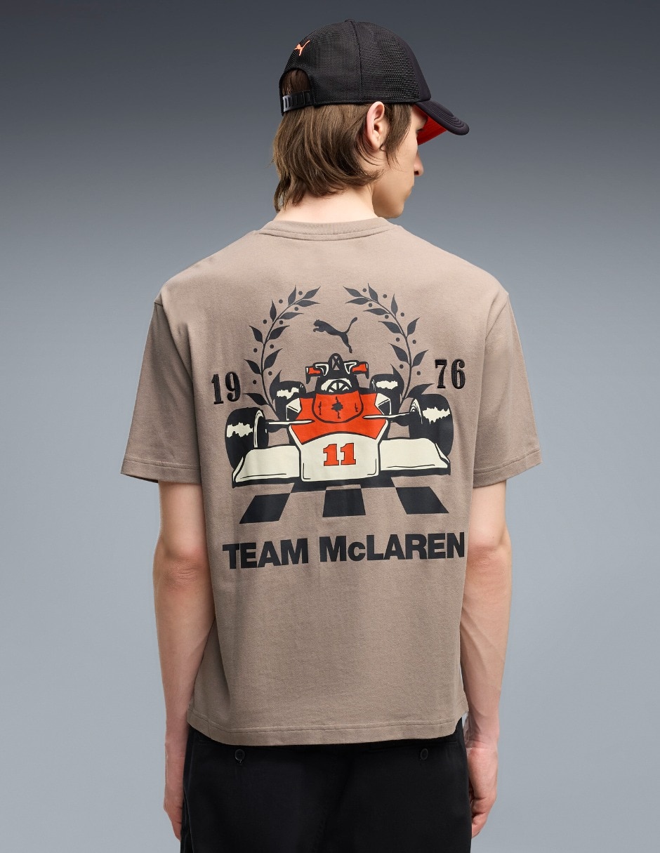 Playera Mclaren Racing Graphic Tee2 cuello redondo para hombre 5
