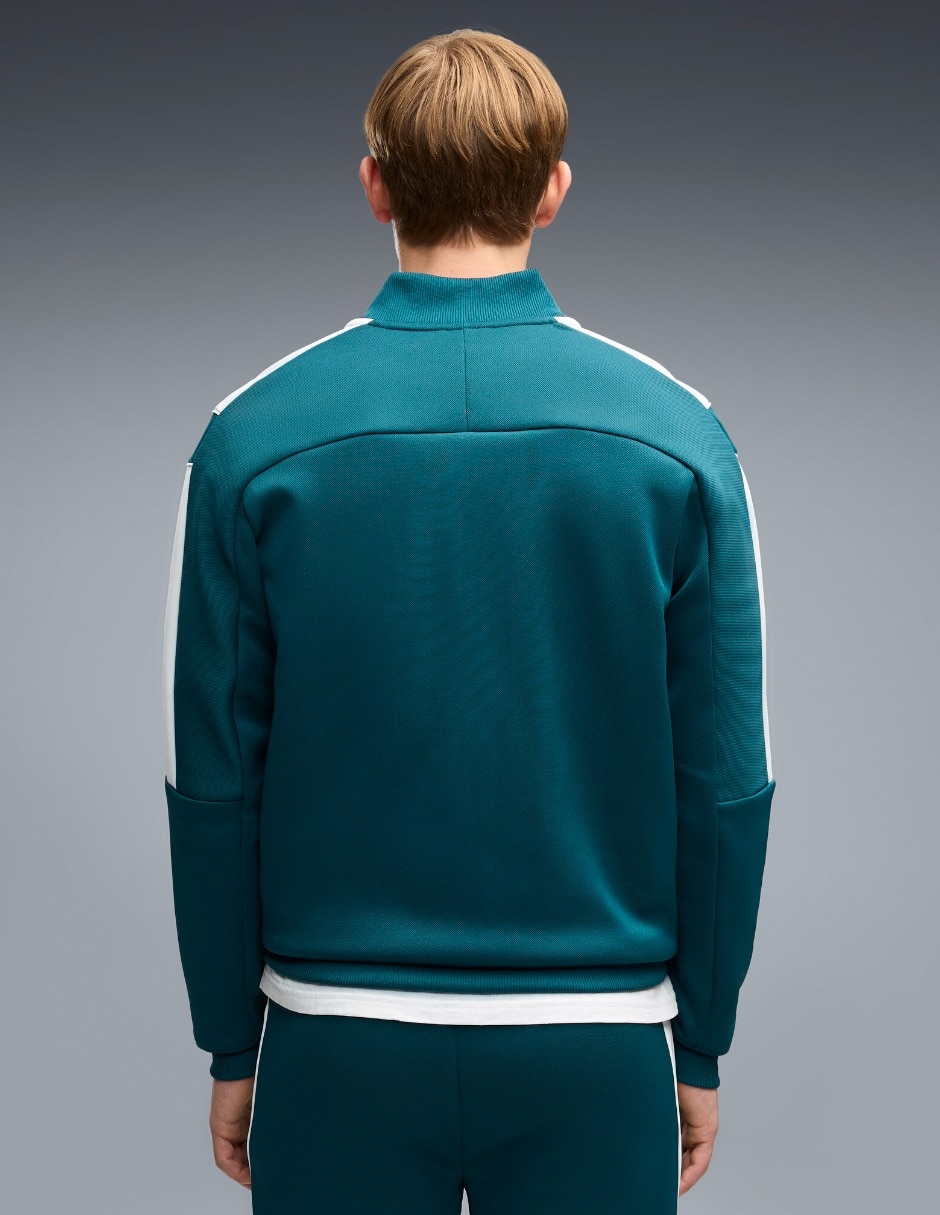 Chamarra casual ferrari mt7 track jkt con bolsillos para hombre 3