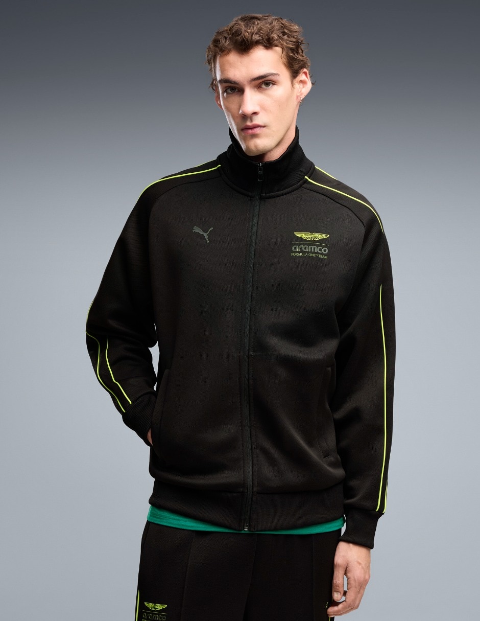 Chamarra casual AMF1 T7 Jacket impermeable con bolsillos para hombre Chamarra casual AMF1 T7 Jacket impermeable con bolsillos para hombre