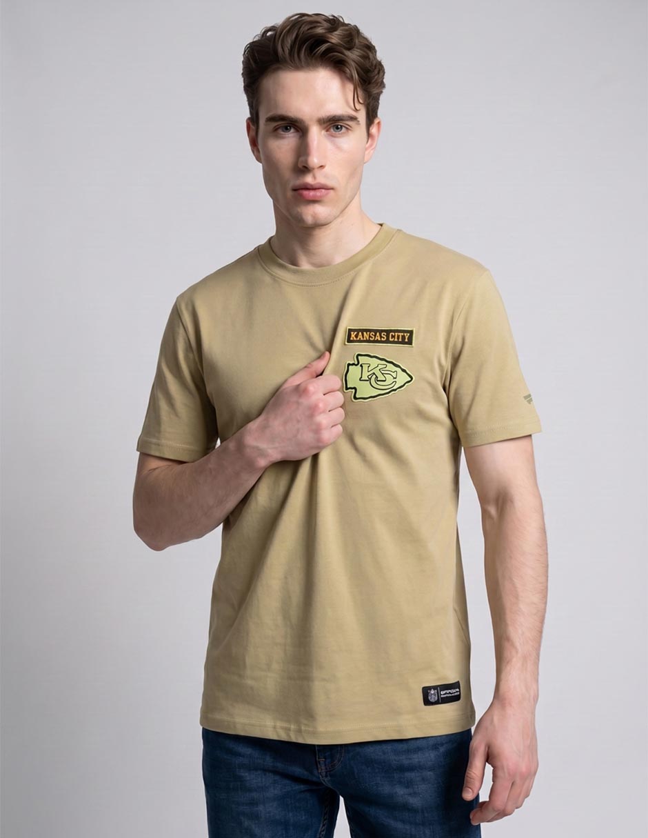 Playera cuello redondo para hombre 2