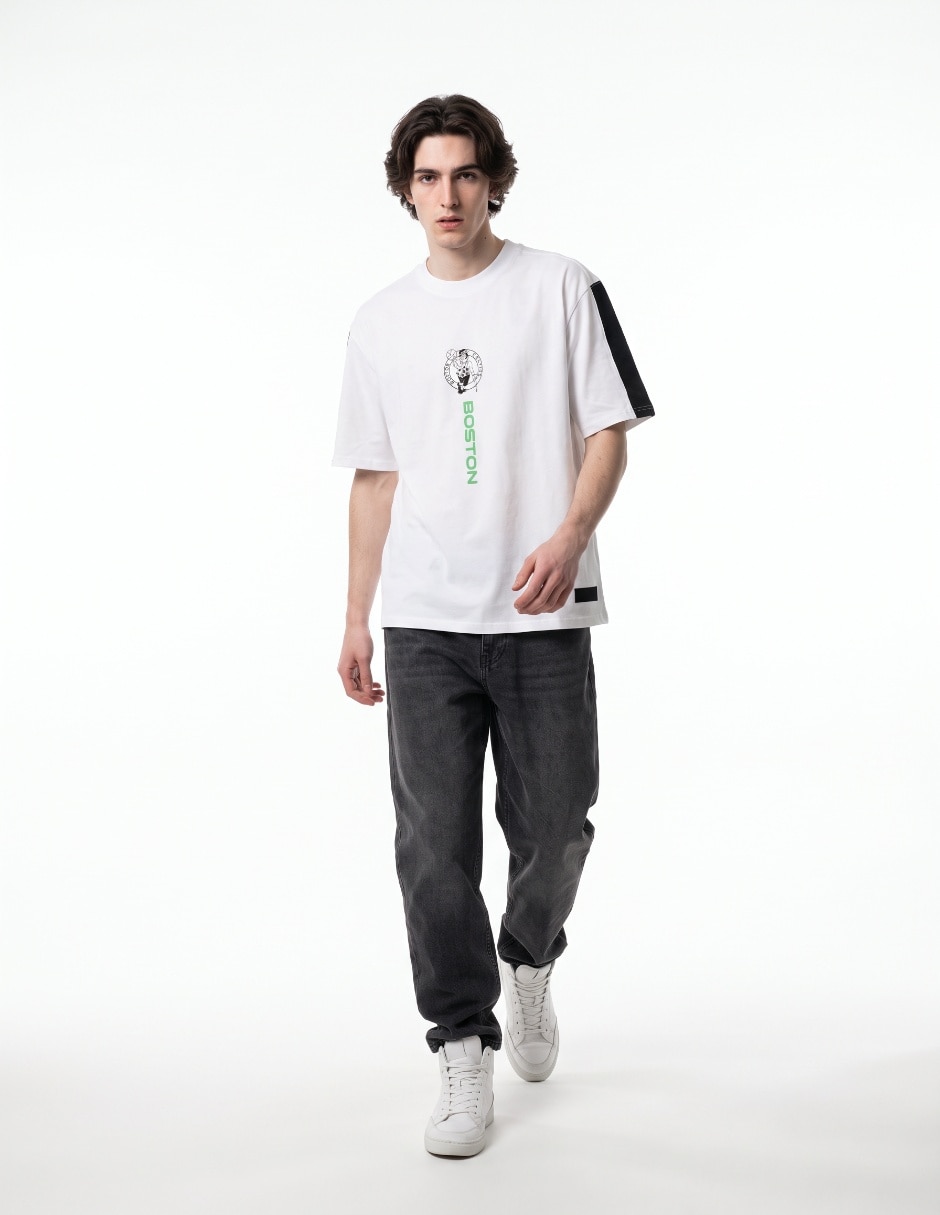 Playera cuello redondo para hombre