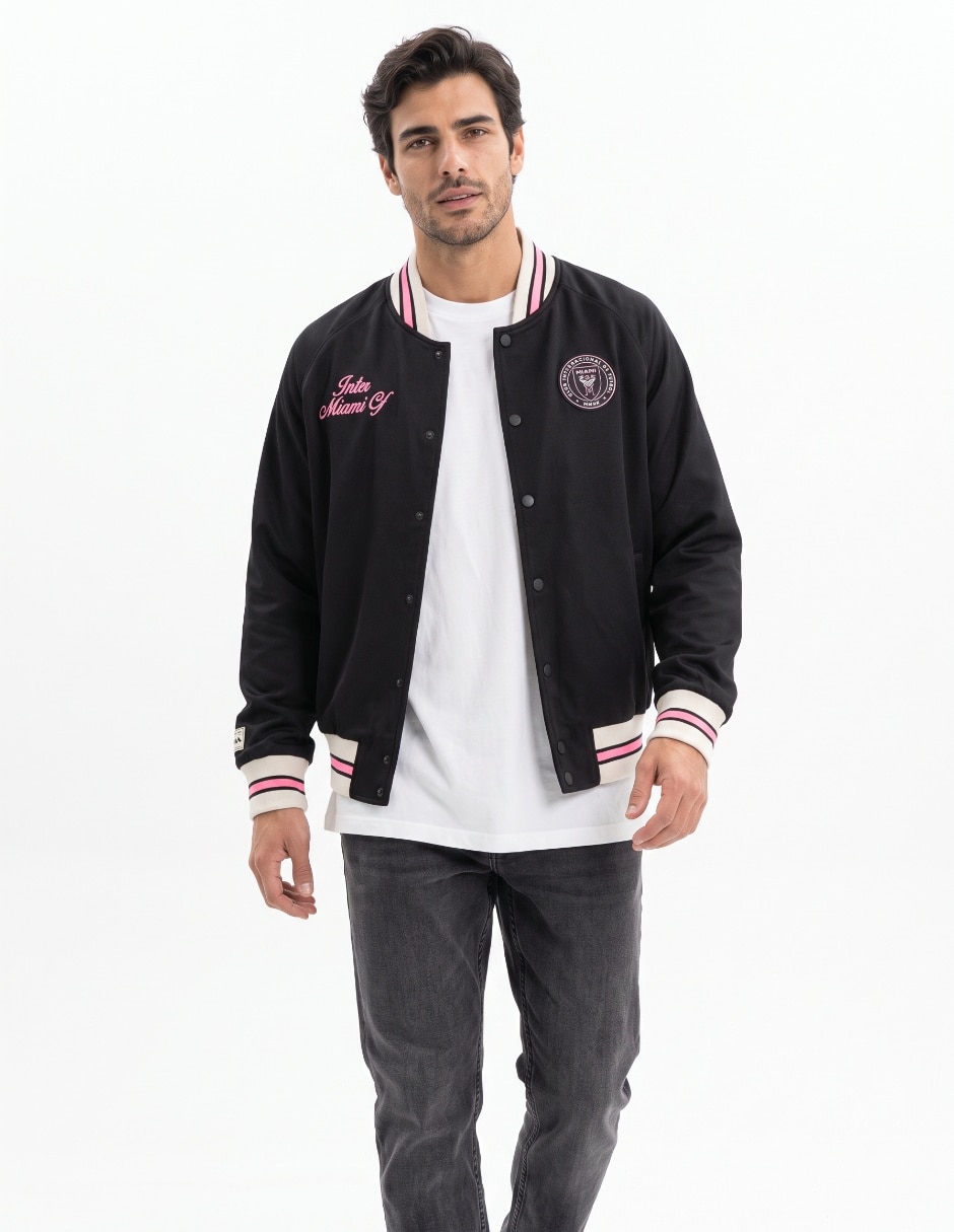 Chamarra bomber Inter Miami CF para hombre Chamarra bomber Inter Miami CF para hombre